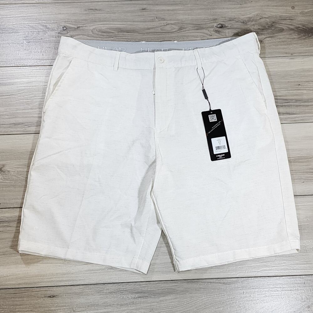 Head Golf Shorts Men's 40 White Marcello New